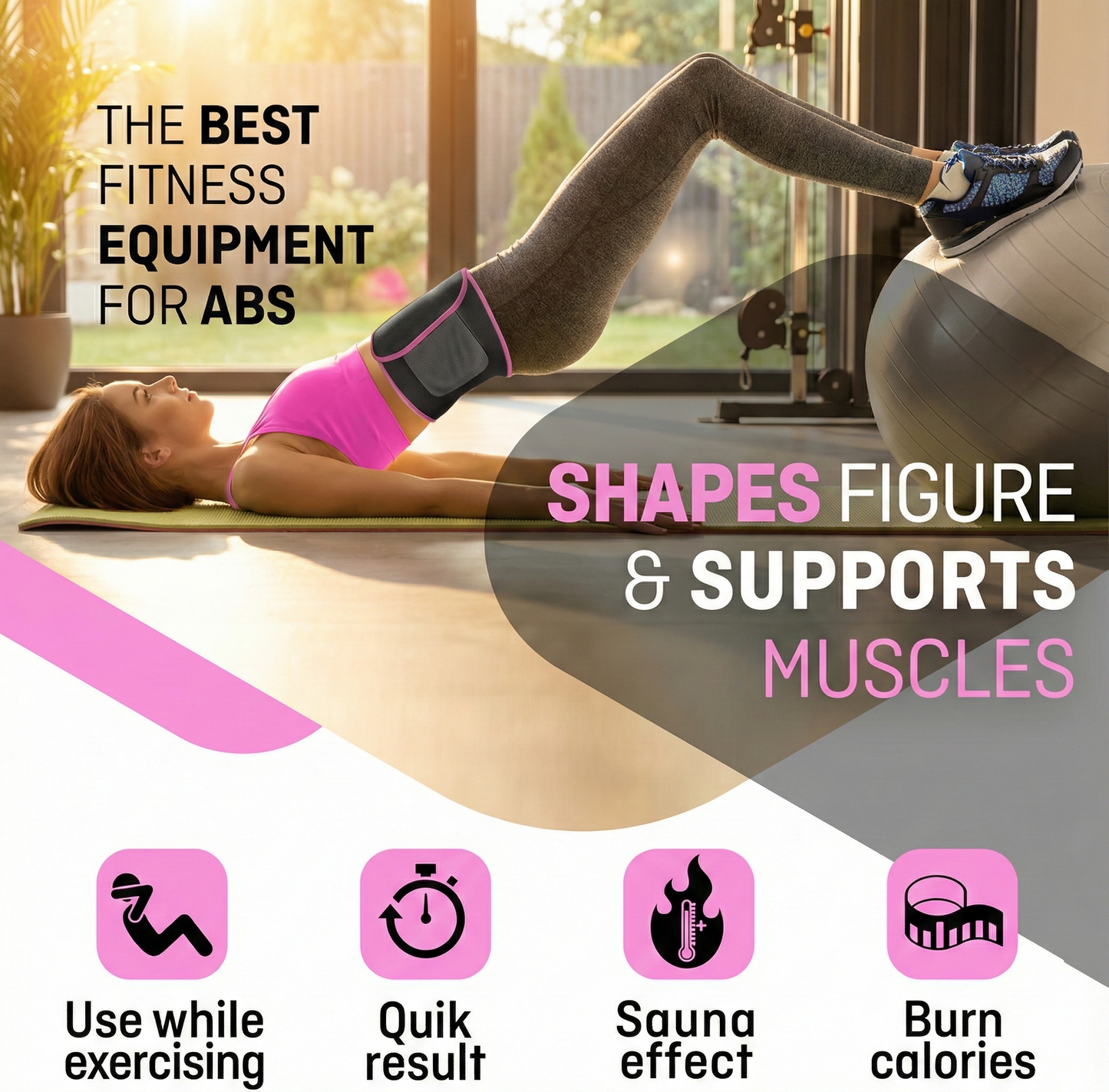 Adjustable Waist Trimmer Belt